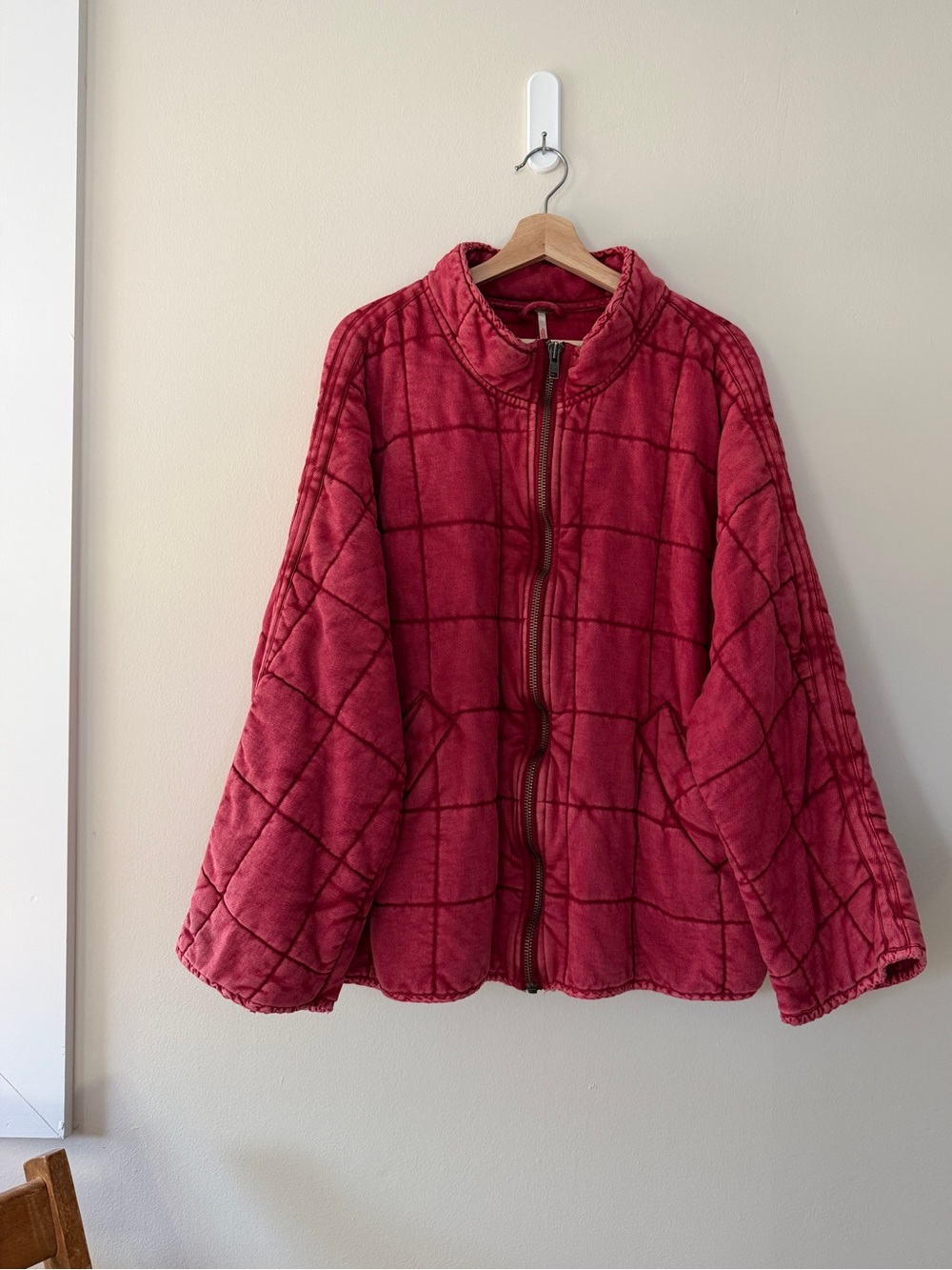 Free People Dolman Quilted Knit Jacket